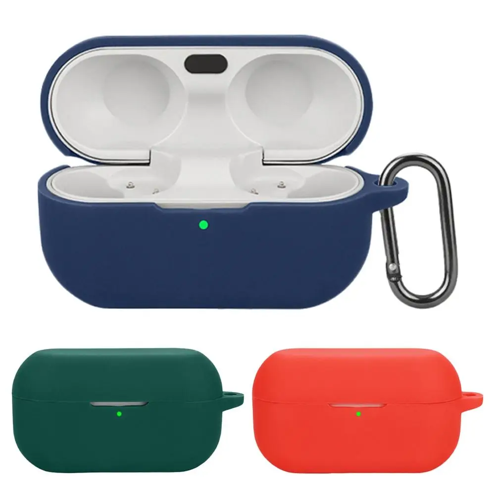 Capa protetora de silicone à prova de choque, antiarranhões, com gancho, acessórios para fone de ouvido, para Technics EAH-AZ100