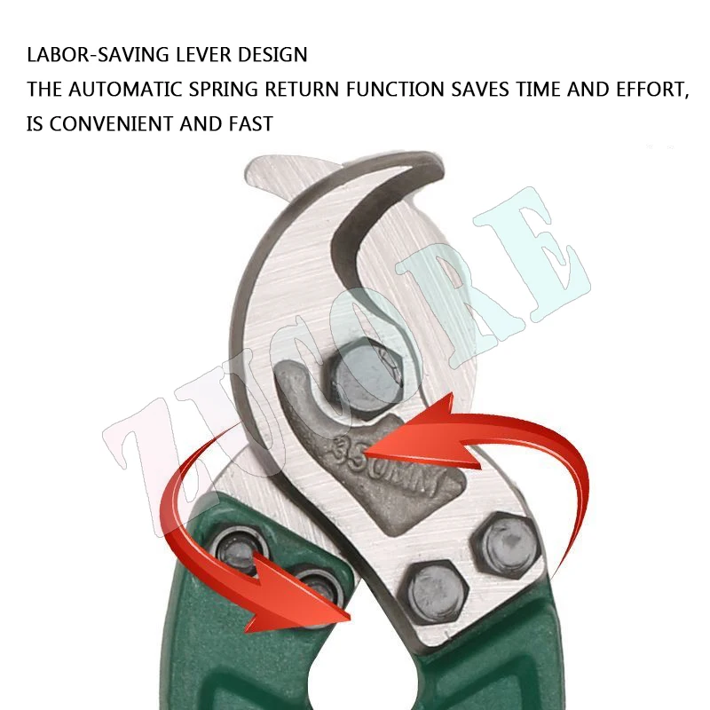 케이블 스트리퍼 와이어 전기 가위 절단 도구 수동 14/18 인치 와이어 트위스트 펜치