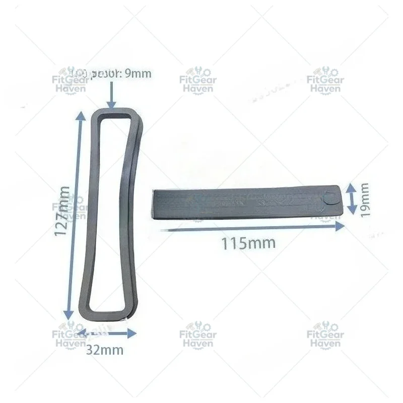 suitable for  4-011-11-0249 130*30*17mm Woodworking Machinery Parts Suction Friction Plate Rubber Pad for Vacuum Blocks for CNC