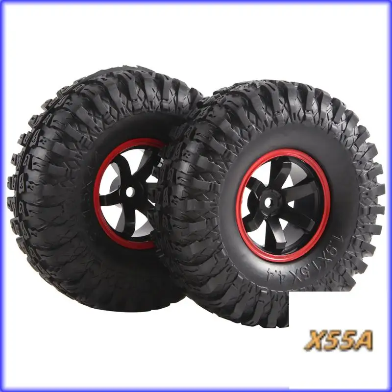 XX-115 มม.สูง 12 มม.รถบรรทุก RC ล้อและยางอะไหล่อุปกรณ์เสริมสำหรับ 1/10 สเก็ตออฟโรดมอนสเตอร์,ชุด 4