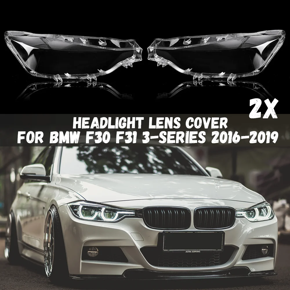 

Стеклянная крышка передней фары автомобиля для BMW 3 серии F30 F31 2016 2017 2018 2019 320i 330i 340i Крышка объектива фары
