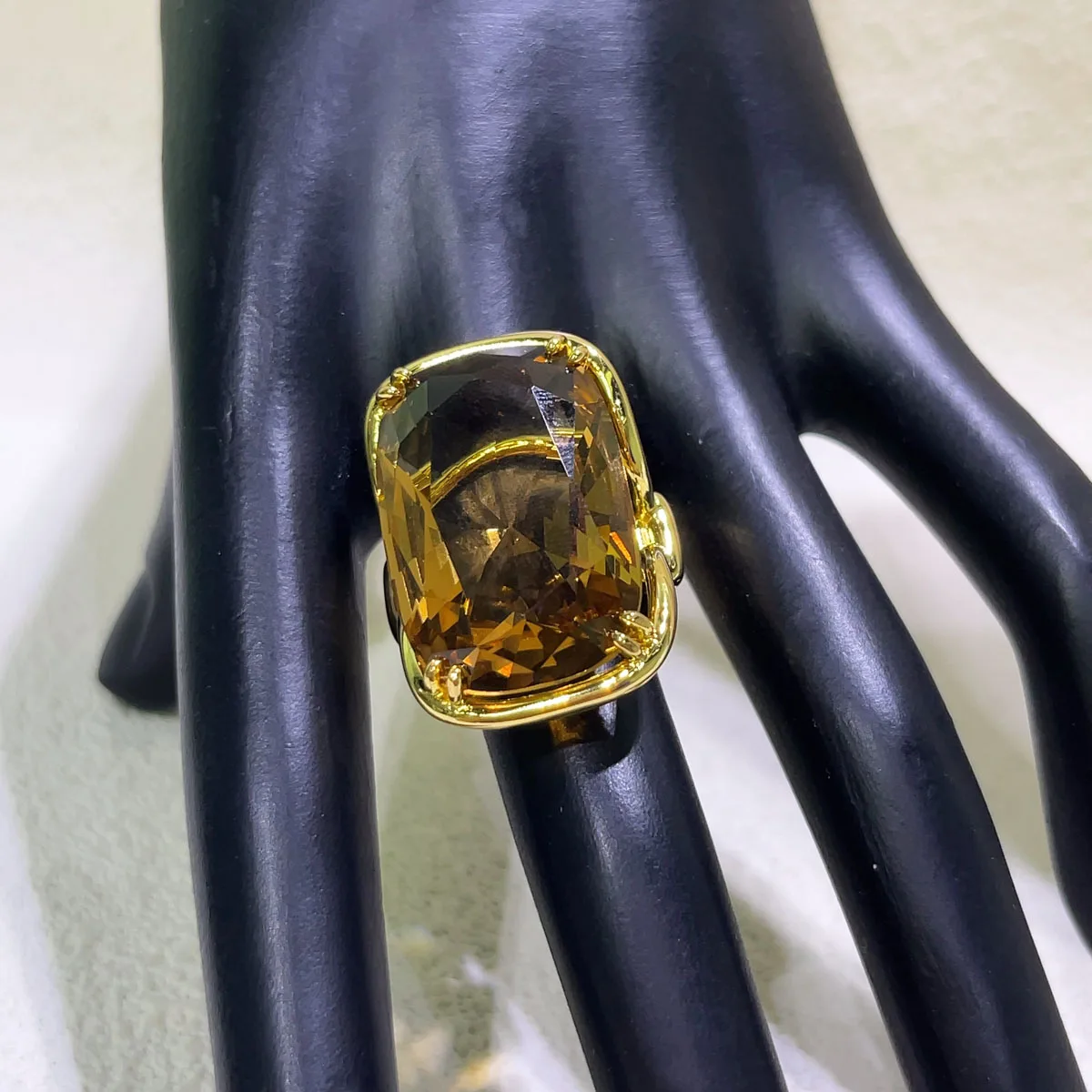 High Quality Fine Jewelry Sets Luxury Black Gold Water Drop Crystal Earring Fashion Necklace Bracelet Romantic Gift for Women