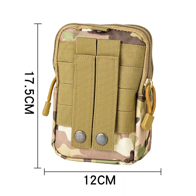 Mannen Molle Pouch Riem Heuptas Edc Telefoonzak Pack Running Campingtassen Zachte achterkant Jachtaccessoires