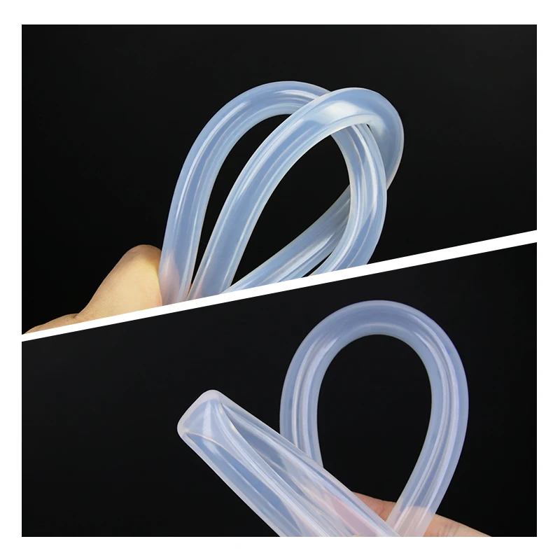 1/5M Peristaltic Pump Tube ID 0.8 1 1.6 2 2.4 3.2 4.8 6.4 7.9 9.6 mm Soft Silicone Hose Flexible Food Grade Nontoxic Transparent