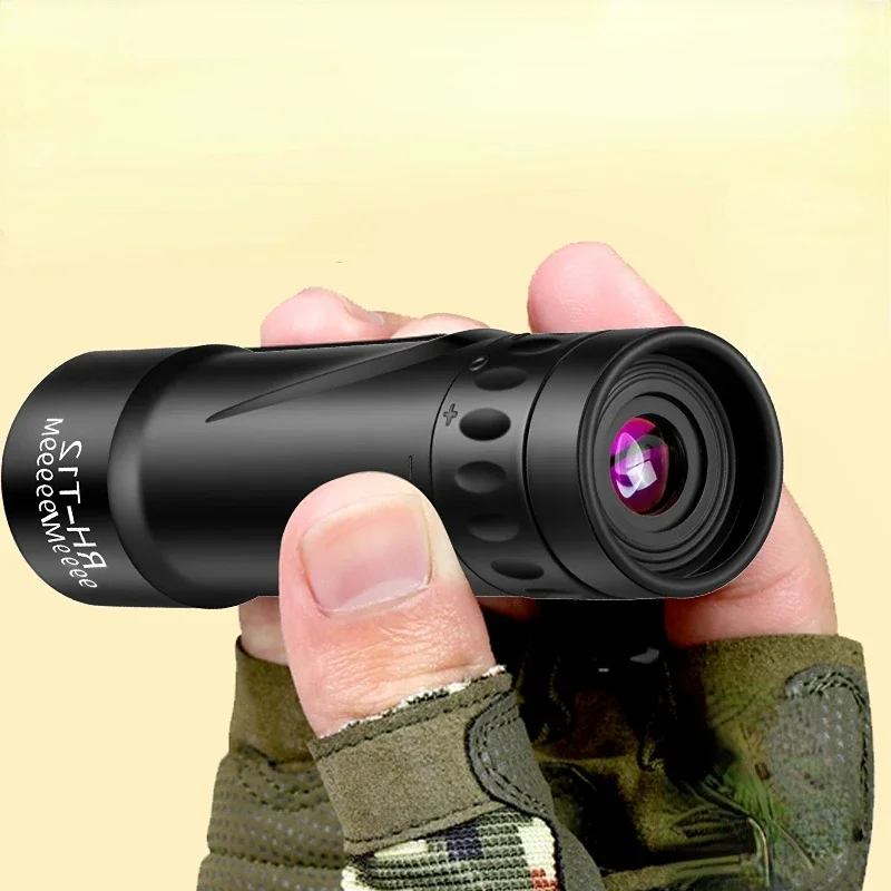 High Quality HD Powerful Monocular Telescope Portable Binoculars Long Range Telescope Hunting Camping With Phone Clip