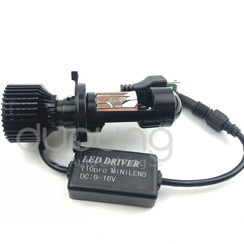 H7 LED H4 Y10 LED Headlight Mini Lens Projector Hi/Low Beam LED H7 H4 Canbus Bulbs 12V 20000LM 6000K LHD for Cars Motorcycles