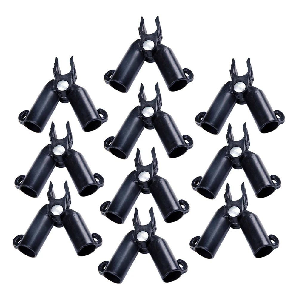 

10pcs Plant Support Clips Gardening Connector Trellis Climbing Plastic Cage Greenhouse Parts Flower Accessories Durable PP