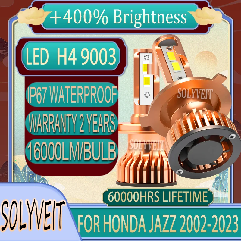 

Wide Coverage Shockproof Design High Low Beam LED For Honda JAZZ 2002 2003 2004 2005 2006 2007 2008 2009 2010 2011 2012-2023