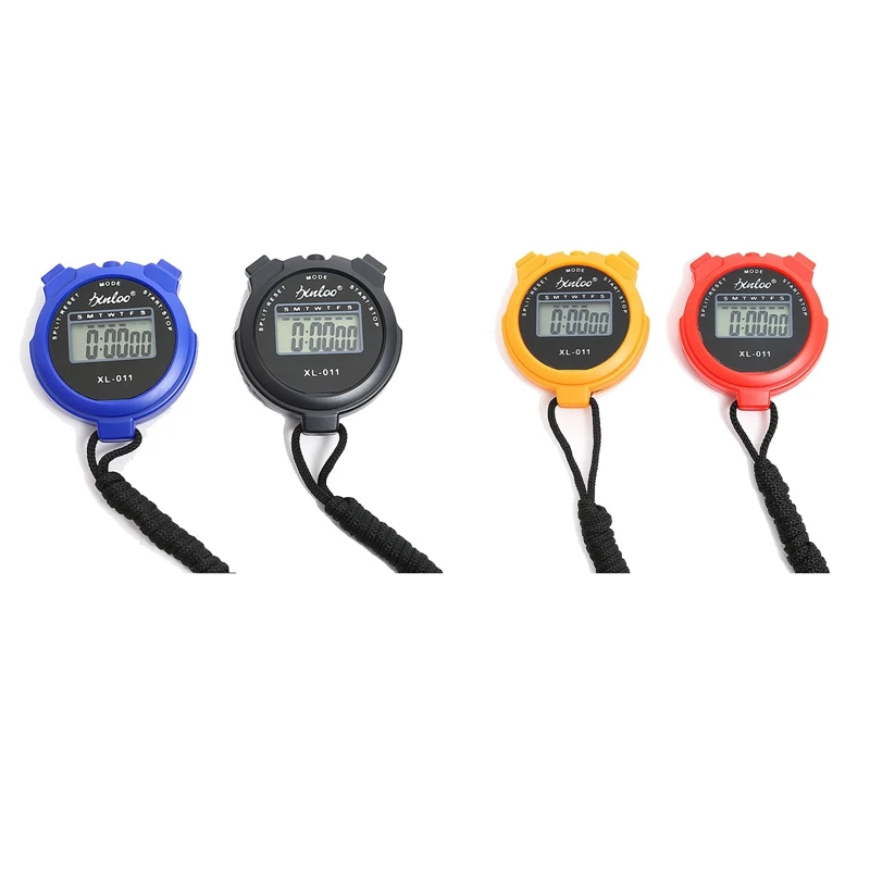 

Portable Handheld Sports Stop Watch Digital Display Fitness Timer Counter 4Colors For Sports Stopwatch Chronograph