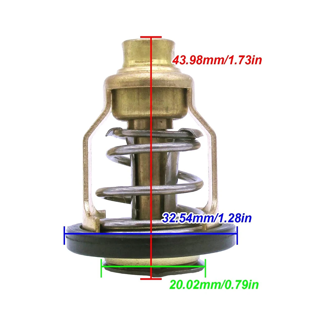 Outboard Motor Thermostat Replacement 60V-12411-00-00 Fit for Yamaha F115 VZ200 VZ225 VZ250