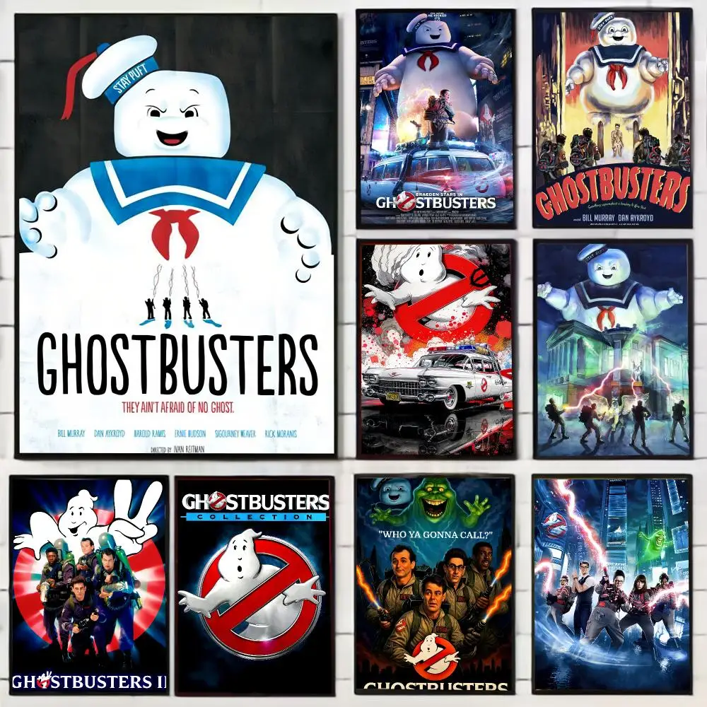 Movie G-Ghostbusters Painting Calligraphy Stylish Wall Art Poster, Bedroom Living Room Home Decor Gift
