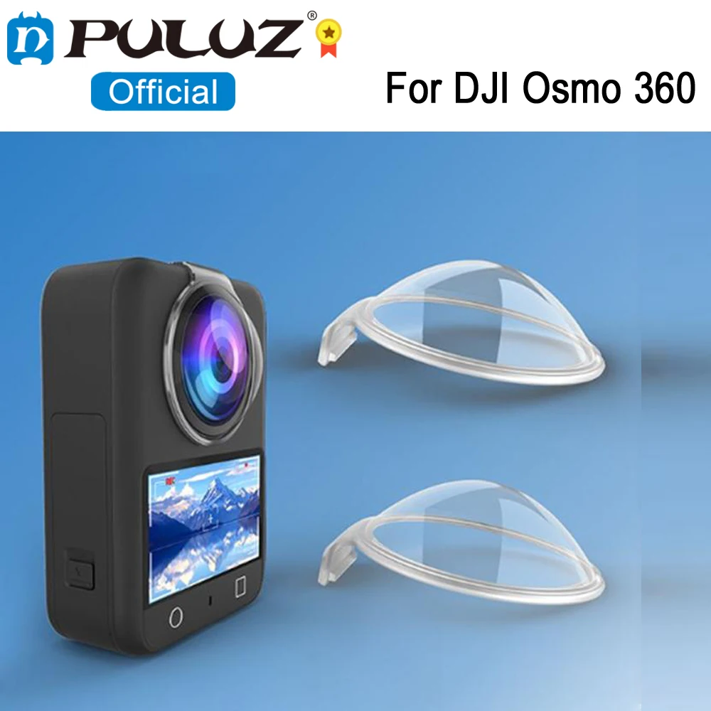 PULUZ ل DJI Osmo 360 عمل كاميرا PC عدسة الحرس الغطاء الواقي المضادة للتصادم المضادة للخدش غطاء العدسة الملحقات