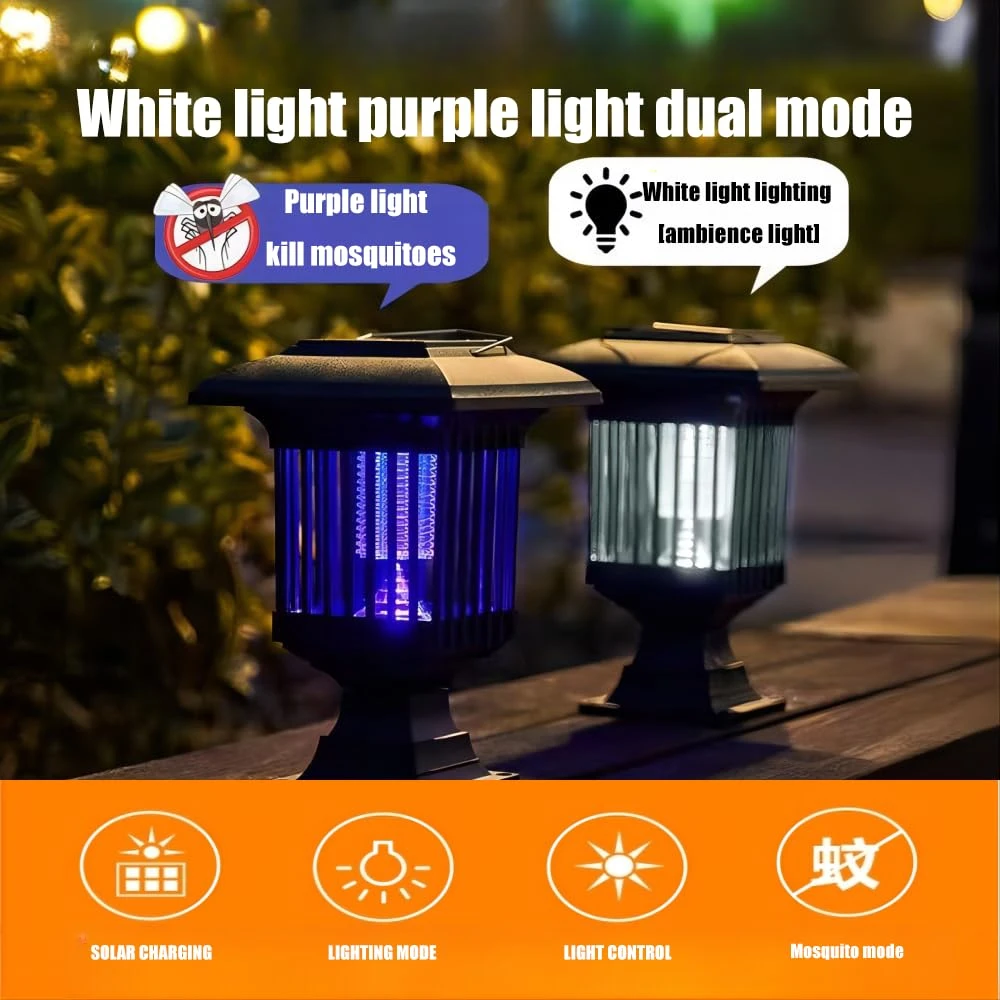 Insect Repellent, Fly Trap, Waterproof, Non-toxic, Energy Saving, Silent, Can Be Used for Hanging & Stationary LED Lanterns