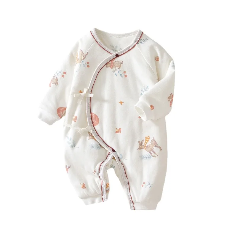 

Spring Cute Infant Newborn Baby Romper Baby Boy Girl Cartoon Cotton Jumpsuit