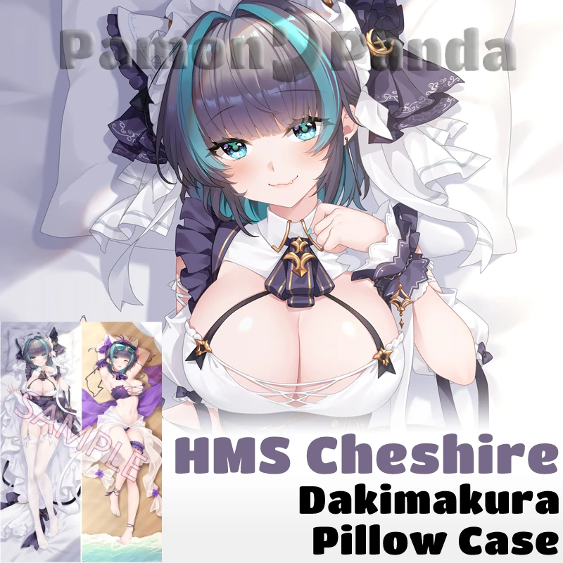 

HMS Cheshire Dakimakura Game Azur Lane Sexy Pillow Cover Hugging Cushion Case Otaku Full Body Pillowcase Home Bedding Decor Gift