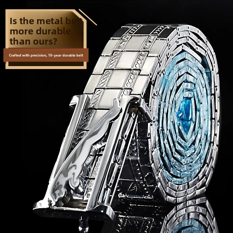 stainless-steel-belt-men's-self-defense-outdoor-tactical-waist-chain-metal-leather-belt-casual-versatile-punk-hip-hop