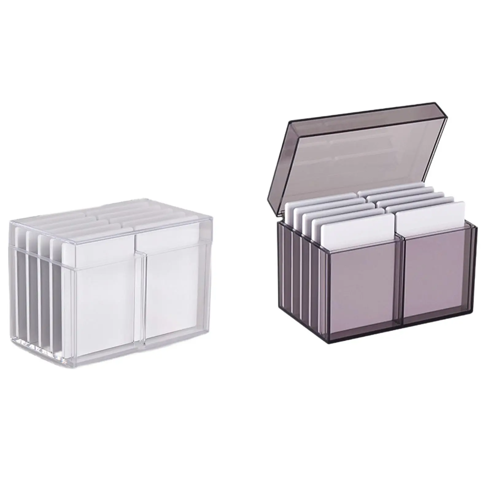 

Ящик для хранения ресниц, прочный для салонов красоты, пыленепроницаемый с 10 разделителями, держатель для клеевого поддона для накладных ресниц, витрина для ресниц