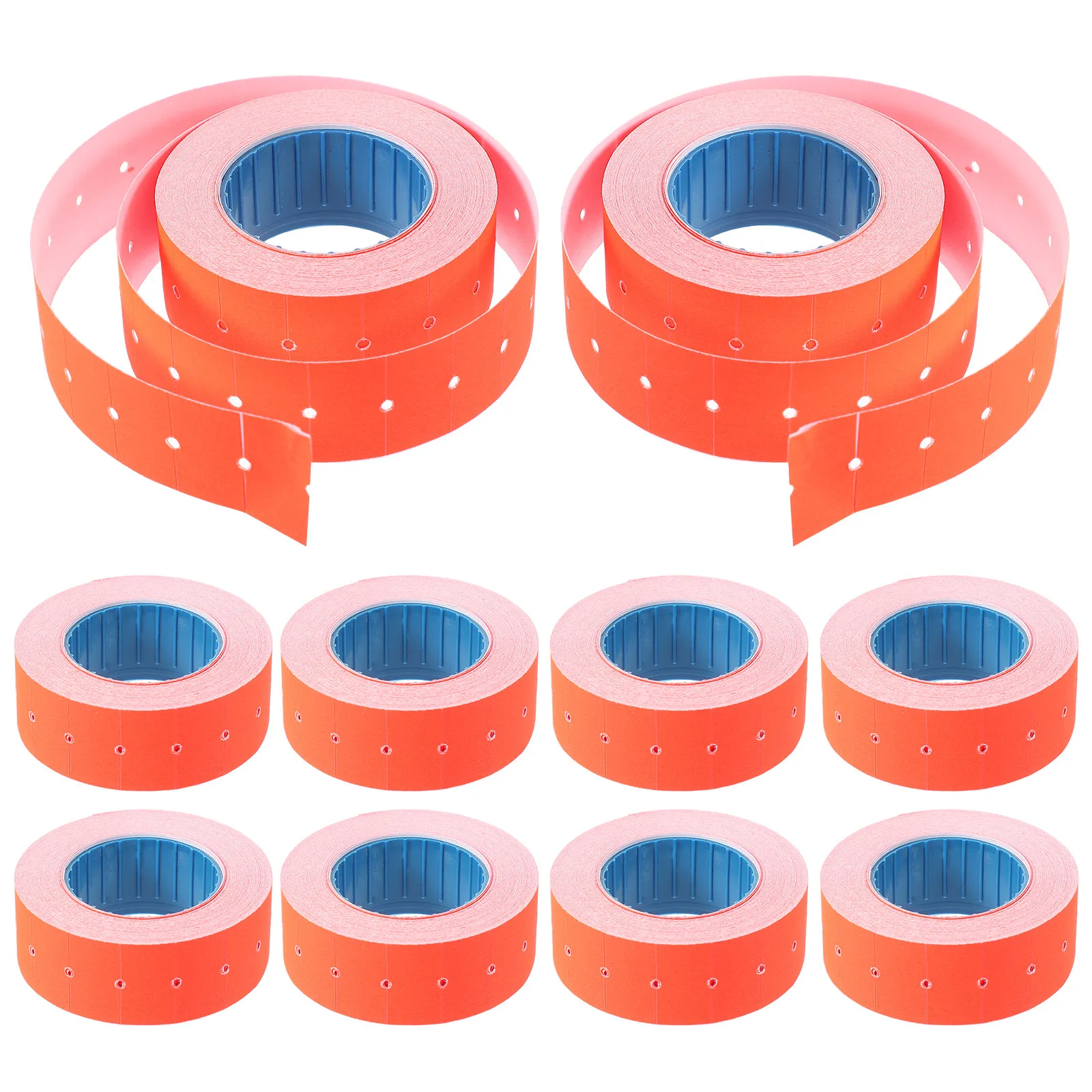 

Рулон ценников для заправки этикетировочных машин, самоклеящиеся этикетки, прозрачные, без скручивания краев, для супермаркетов и магазинов