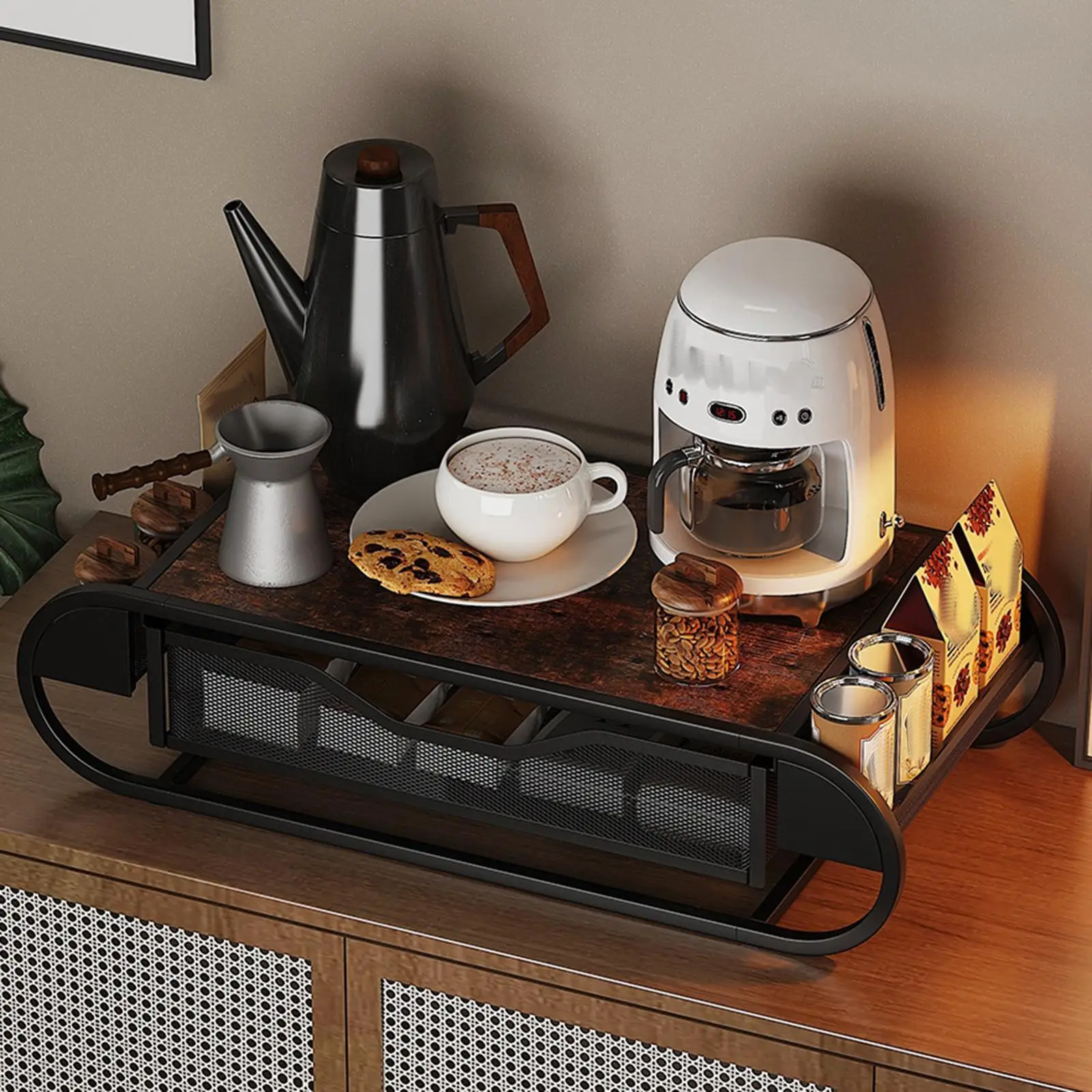 

Coffee Pod Storage Drawer Coffee Pod Holder Rack Capsule Drawer Organizer, Coffee Pod Drawer And Holder Storage Basket