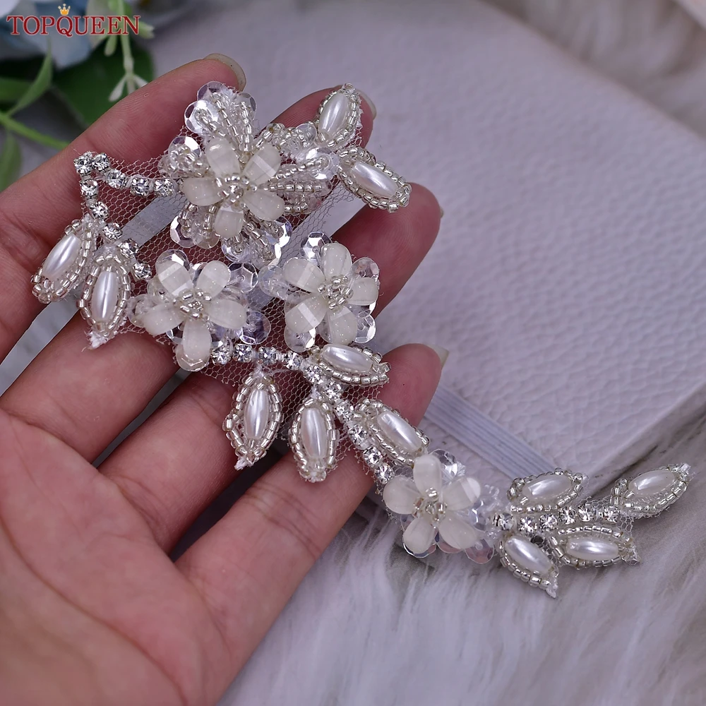 TOPQUEEN buty na wysokim obcasie łaty do naszycia DIY ręcznie robione ślubne kobiety szycie sukienki akcesoria konfigurowalne SP11