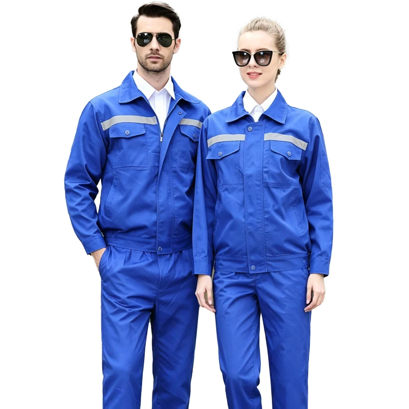 

Hi vis work clothing set for men women auto repairman coal miner mechanic working coveralls wear resistant factory workshop suit
