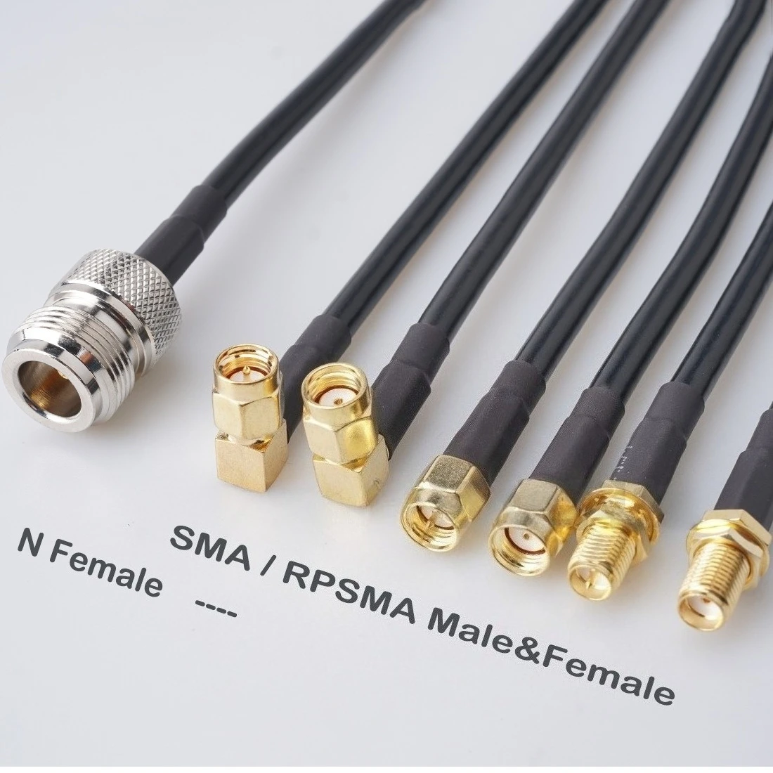 5PCS Coaxial RF adapter cable SMAJ to NK extension N-type female to SMA male RG58 SMAJK/N-type
