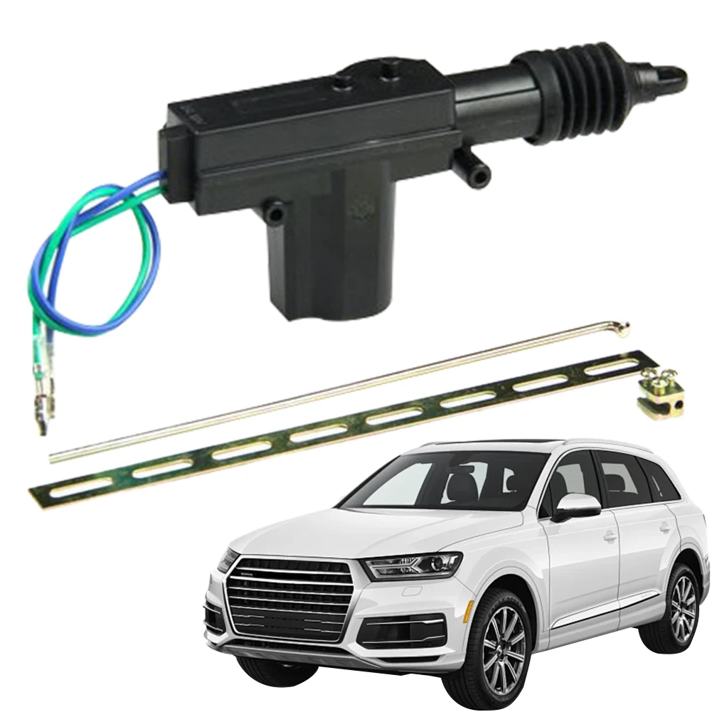 12V Car Locking System Actuator 2 Wire Power Door Lock Actuator Motor Locking System Single Gun Type Kit Door Lock Accessories