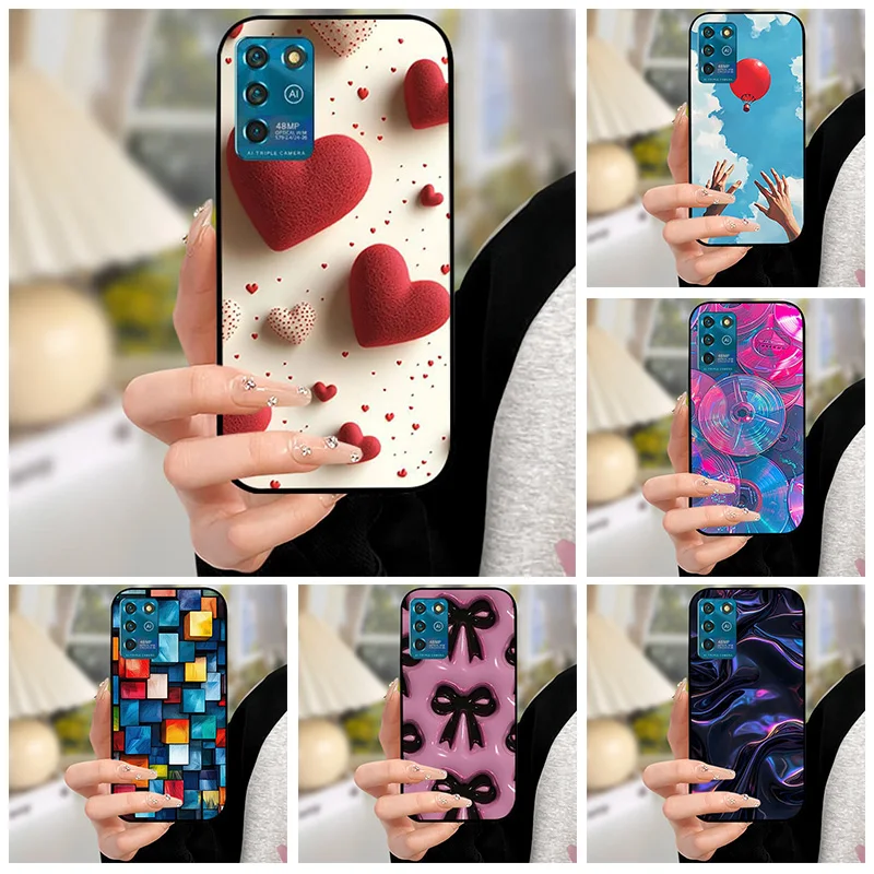 Para ZTE Blade V30 Vita Funda trasera de silicona Funda de teléfono para ZTE Blade V30 Vita 8030 Funda V 30 9030 Coque parachoques V30Vita Capa