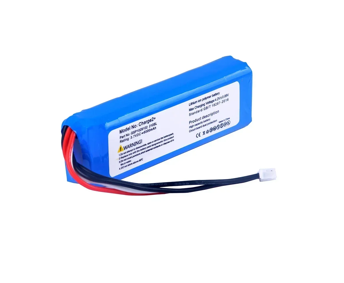 Original GSP1029102  6000mAh Replacement Battery For JBL Charge 2 Plus Charge 2+ charge 3 2015 Version P763098 Batteries