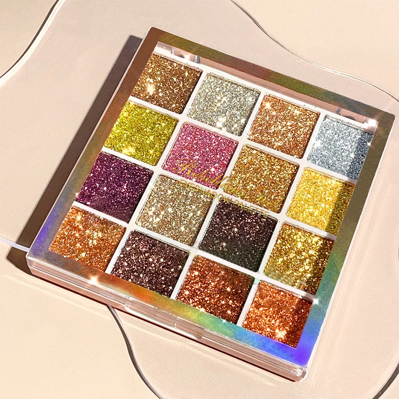 16 Color Pearlescent Eyeshadow Palette Eye Shadow Matte Eye Shadow Palette Glitter Multicolor Eye Makeup Palette Daily Makeup