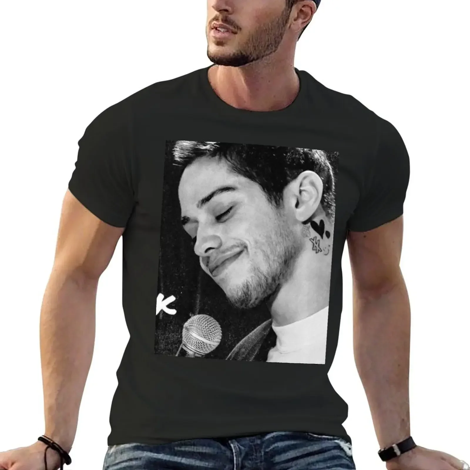 pete davidson tattoo T-Shirt new edition street wear designer shirts shirts men