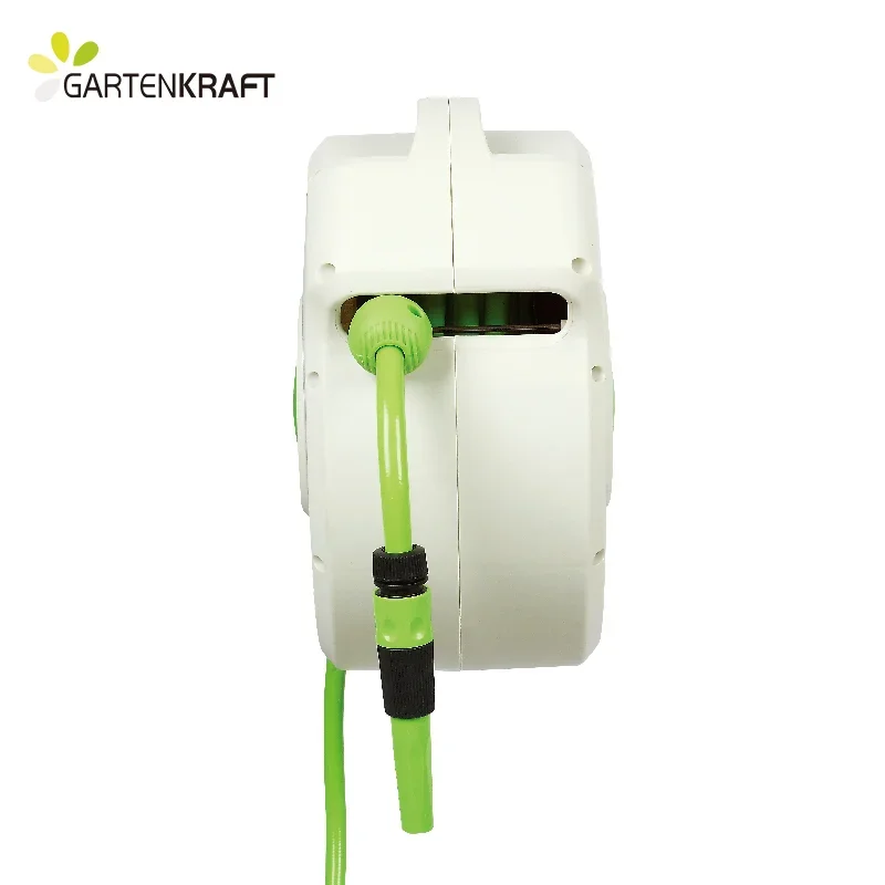 GARTENKRAFT 30M 1/2'' Multifunctional Automatic Garden Hoses & Reels Irrigation System For Outdoor