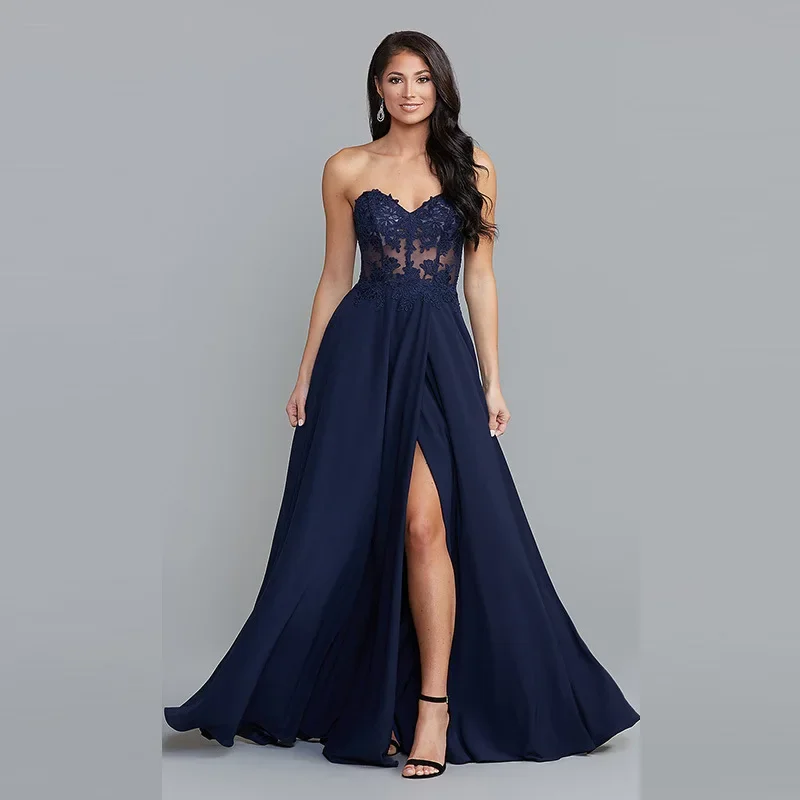 Evening Party Dresses for Women Simple and Elegant Formal Dress Wedding Prom Gown Robe Long Luxury Customized Occasion New