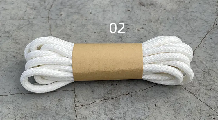 2025 Neue Runde Schnürsenkel für Y 350 & Stiefel 100-140cm Off-White - Schuhzubehör für Herren/Damen für Freizeitsneaker – Detail 4