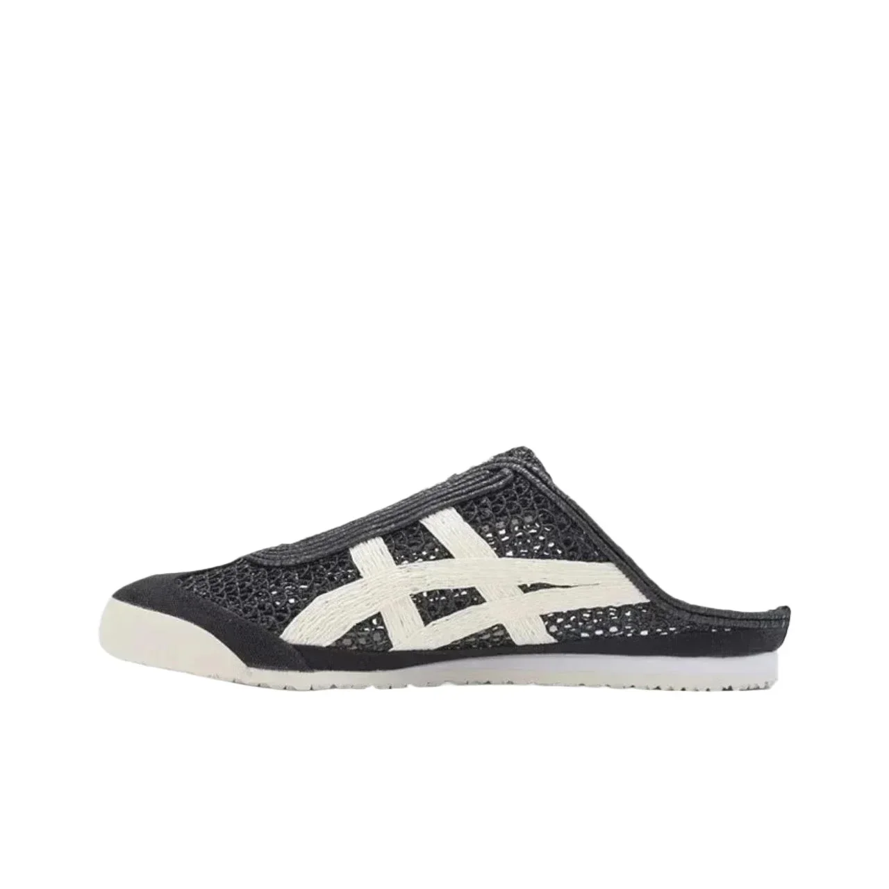 Onitsuka Tiger Unisex MEXICO 66 Low-top Sabot Breathable Semi-slippers Black