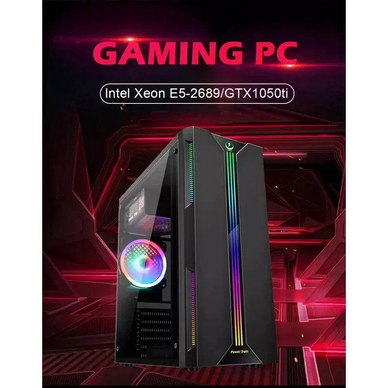 Game Desktop Host Core I7 Cpu 256G Ssd Voeding Pc Gaming Desktop Computer Kantoor Desktop