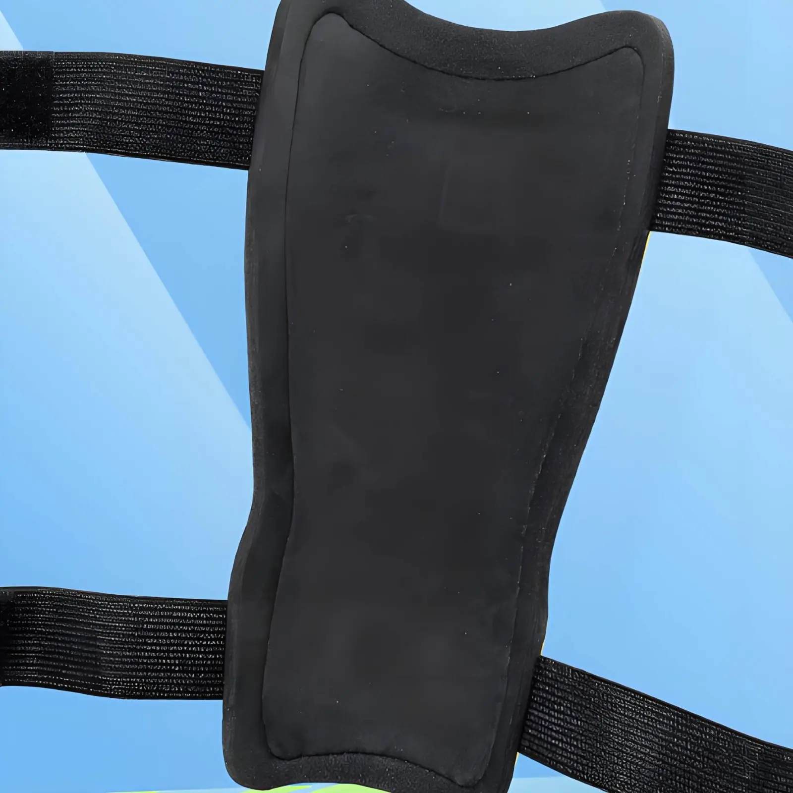 Double Strap Shin Guard EVA Padding Football Shin Guard Leg Protectors Long-Lasting Athletic Equipment Thick Shell for Adults view 3