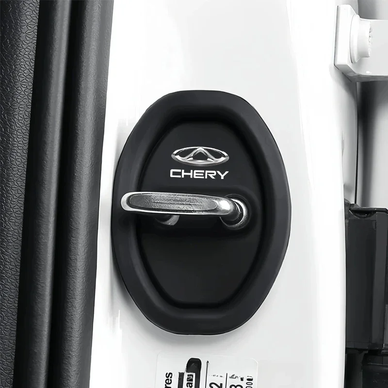 Auto-Styling 3D Silikon Türschlossabdeckung Schutzdekoration für Chery Tiggo 2 3 4 5 6 7 8 3X 5X Pro T11 Arrizo 6 3 Eastar – Detail 2