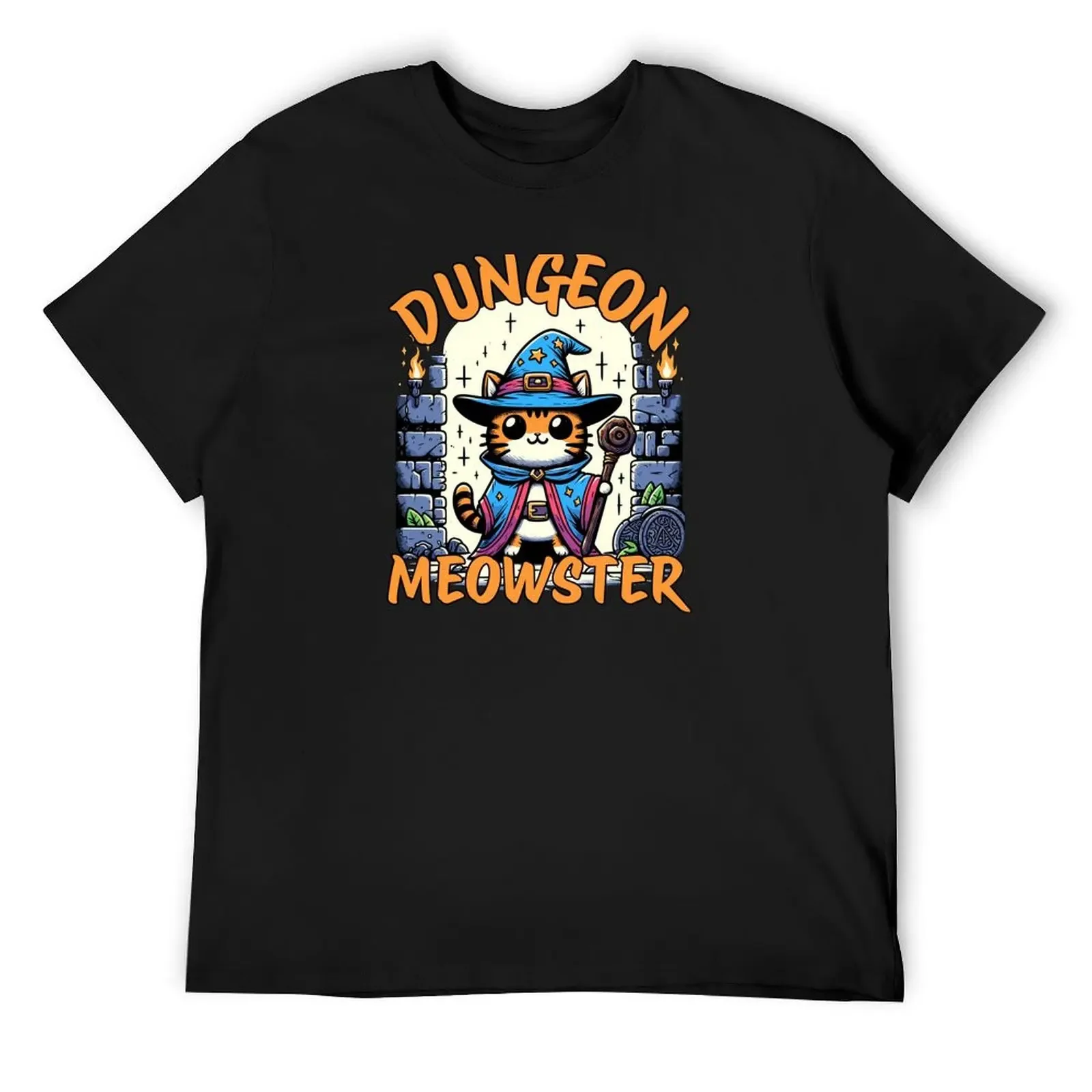 

Dungeon Meowster Dungeon Master Cat T-Shirt oversized t shirt summer tops graphic t shirt vintage customizeds men clothings