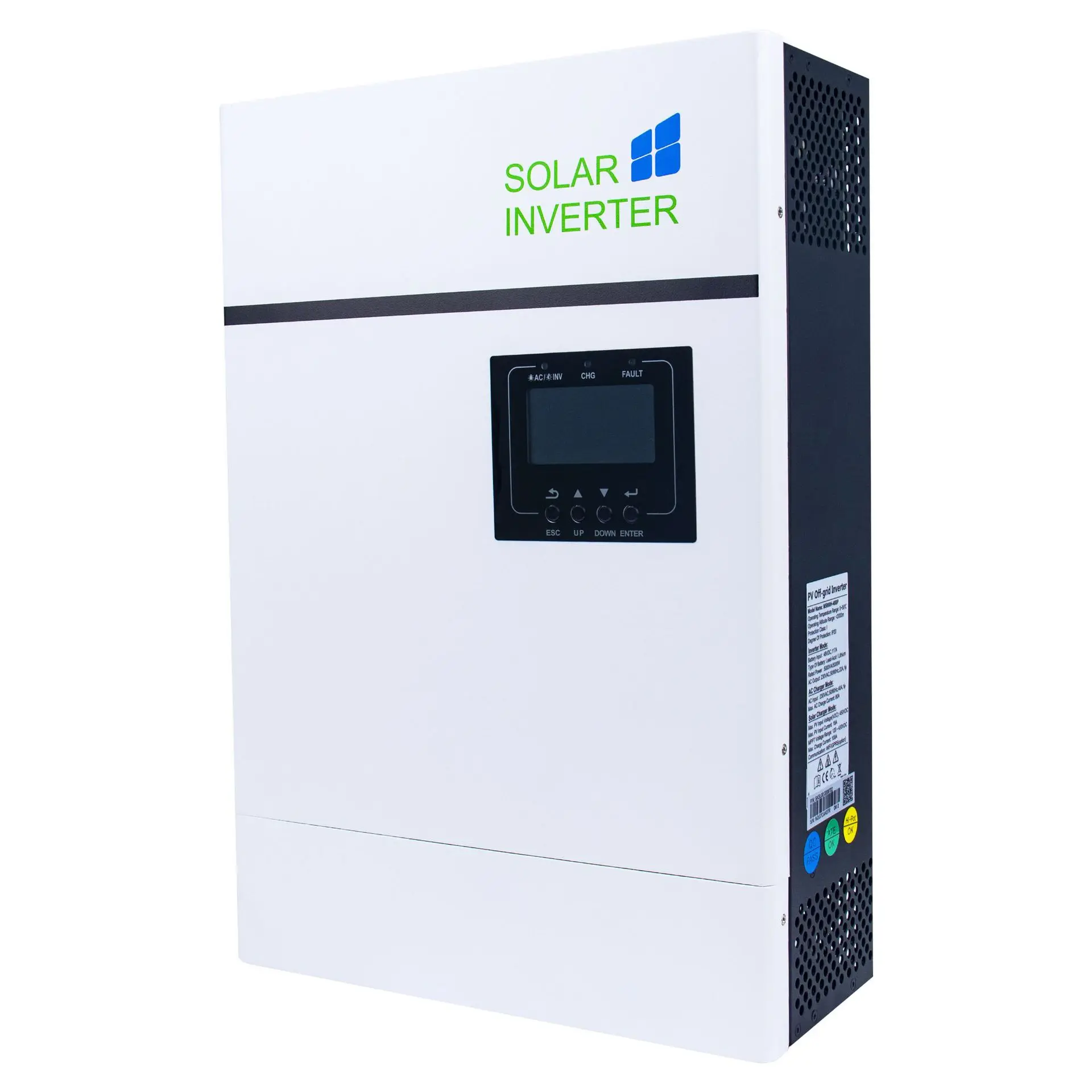 3.5-6KW 230VAC 48VDC Solar Off-grid Inverter Built-in Solar MPPT Controller Sine Wave Inverter 50/60HZ Can Work Without Battery