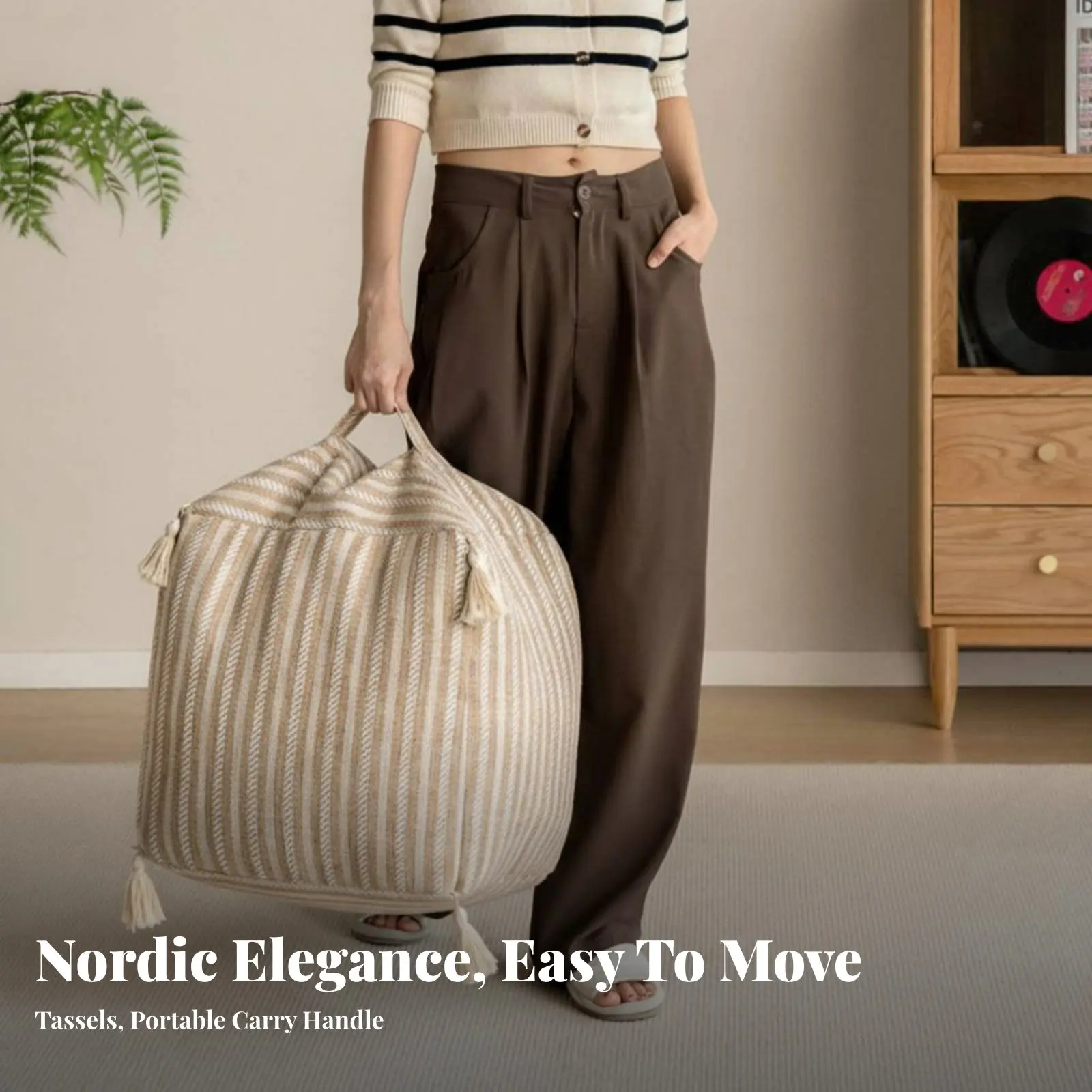 woven-pouf-multi-functional-ottoman-adaptable-use-comfortable-for-homeowners-adults-balcony-bedroom