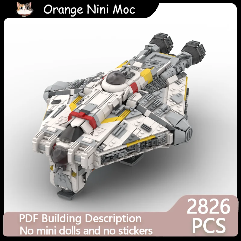 

Star Movies Model MOC Building Bricks Military Galaxy Cargo Ship Modular Technology Gifts Holiday Assemble Children Toys Suit
