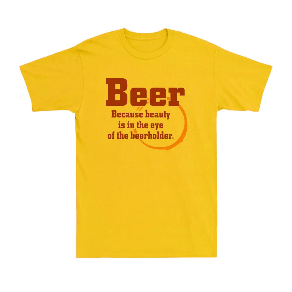 Пиво. Мужская футболка, потому что красавица в глазах Beerholder, питьевая пива