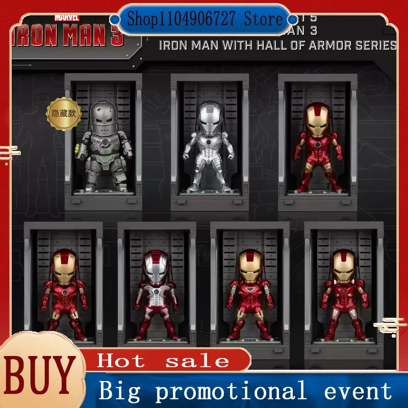 marvel-iron-man-3-hall-of-armor-blind-box-mk17-war-machine-mk2-collectible-model-new-year-gift-for-marvel-fans