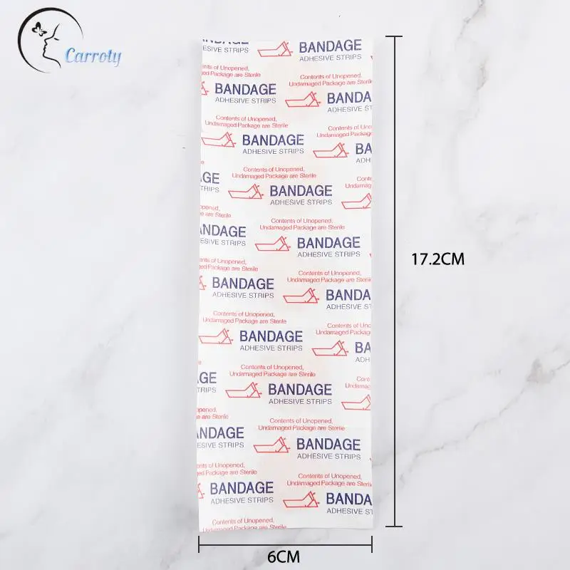 50Pcs Round First Aid Waterproof Healing Wounds Adhesive Bandage Band Aid Wound Plaster Sterile Hemostasis Stickers