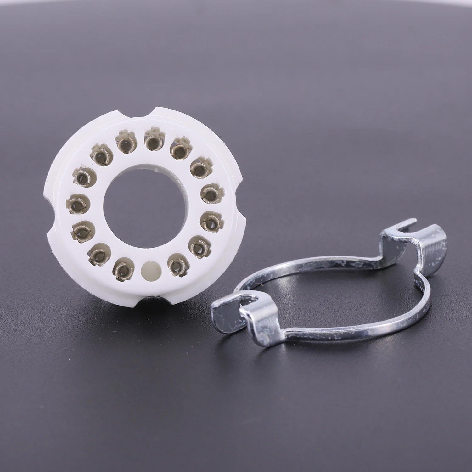 5PCS 14pin presa per tubo in ceramica GZC14-F tubo a vuoto supporto per telaio amplificatore Audio HIFI fai da te