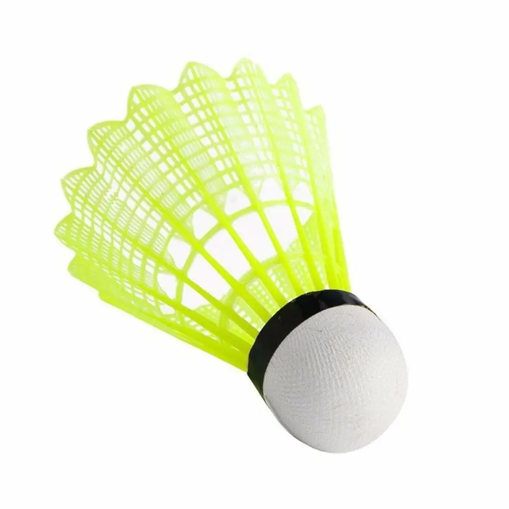 3/6/12Pcs Indoor Sports Durable Plastic Nylon Training Balls Badminton Shuttlecocks