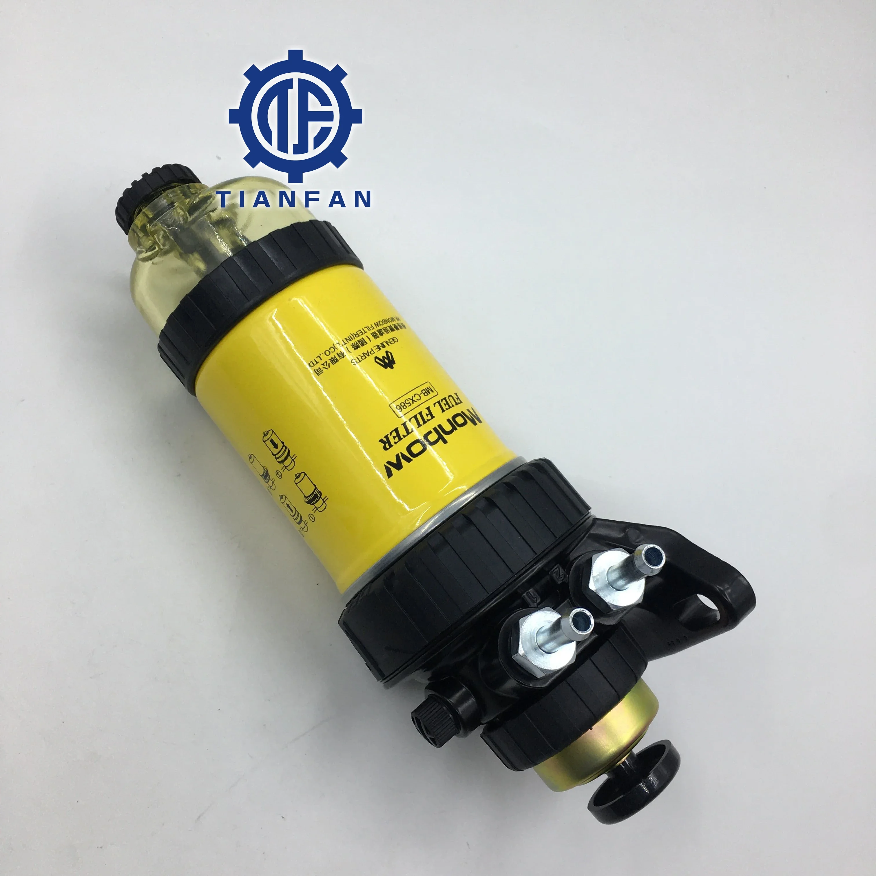 

For Caterpillar E305.5 306 307D 307E2 diesel filter seat oil-water separator assembly hand oil pump 233-9856 excavator