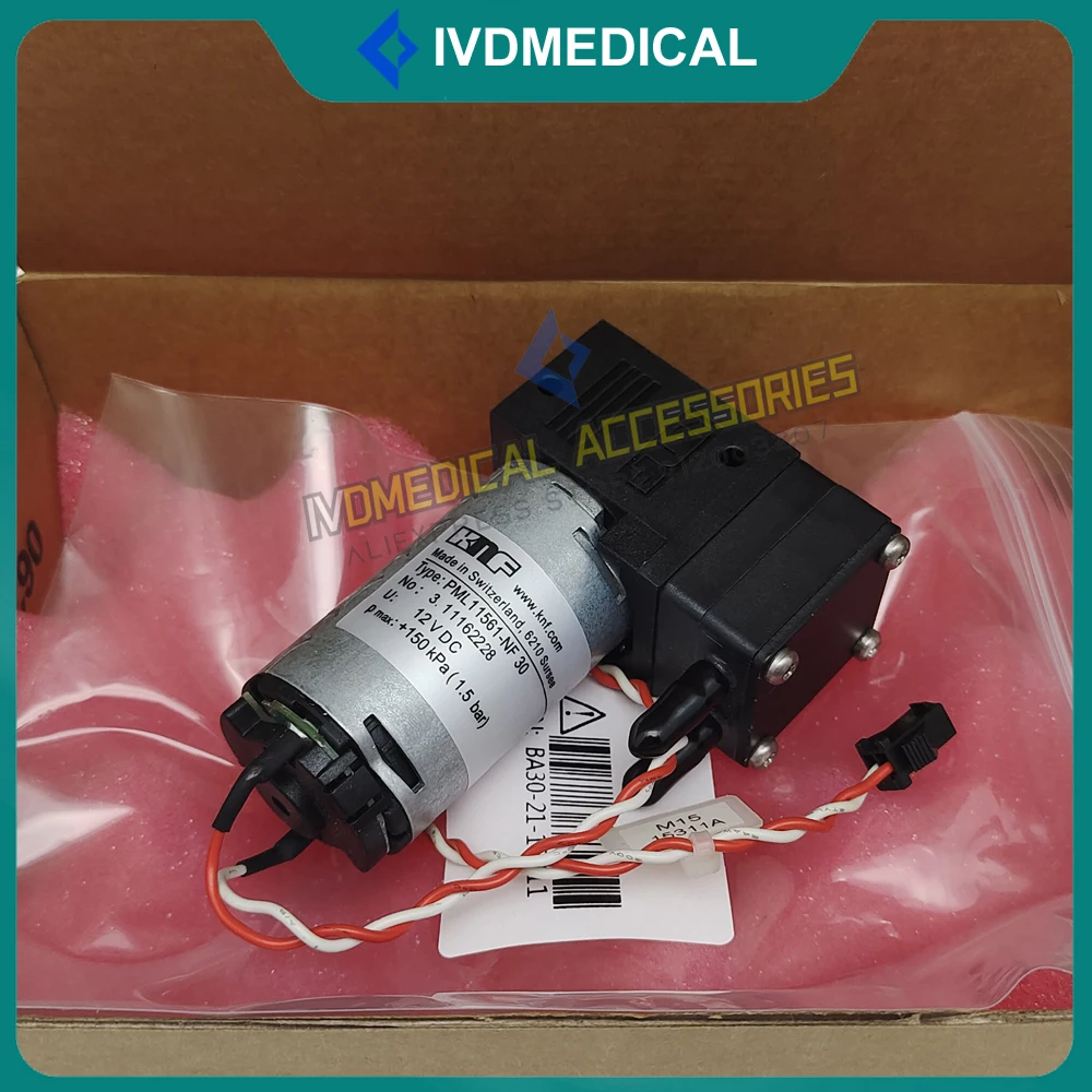 

Original Mindray BS200 BS220 BS230 BS240 BS300 BS320 BS330 BS350 BS330E BS350E Diaphragm Pump KNF NF30 12V 1.5Kpa