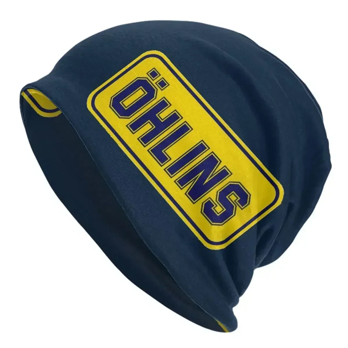 Ohlins Advance Suspension Technology Warm Knitted Cap Hip Hop Bonnet Hat Autumn Winter Outdoor Beanies Hats for Unisex Adult